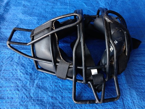 CATCHERS MASK - ALL-STAR FM11LTX - Baseball Solid Steel - Black - Adult One Size - Picture 4 of 9