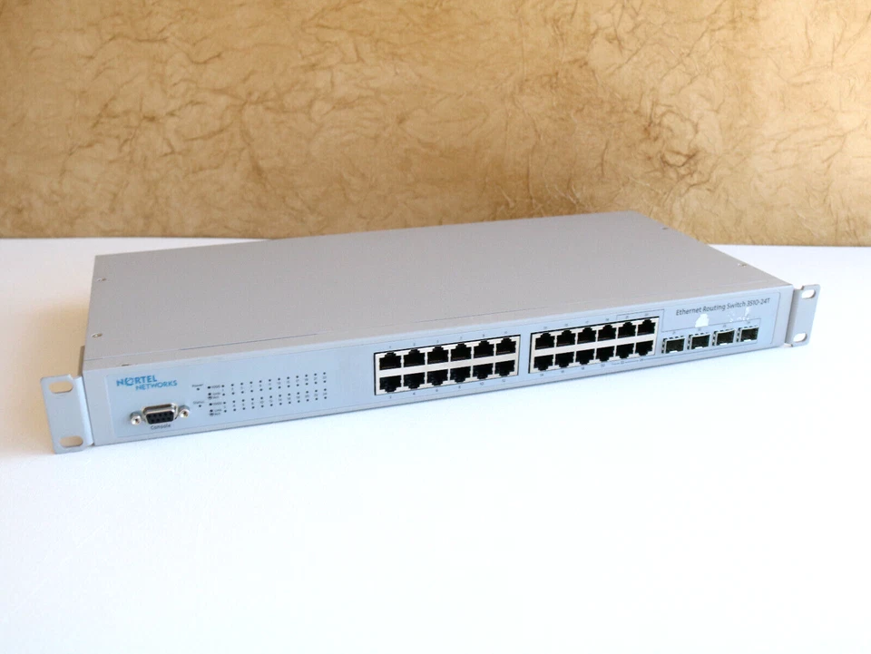24 Port Nortel BayStack 3510-24T Ethernet Routing Switch 10/100/1000 Mbps - Image 4 of 4