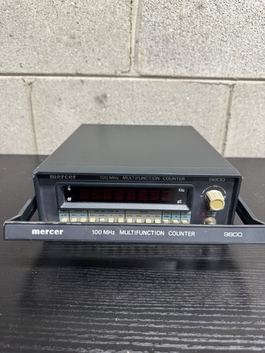 Mercer Electronics Model 9800 Frequency 100 MHz Multifunction Counter