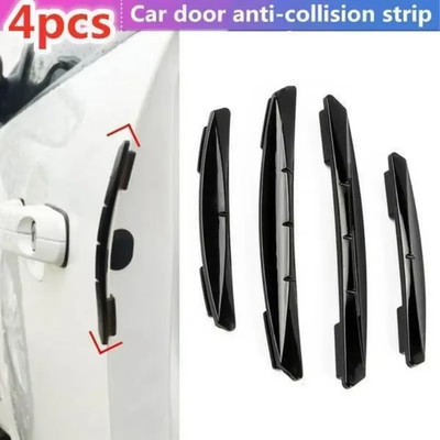 4x Anti-Collision Guard Strip Cover Car Accessories Door Edge Scratch Protector