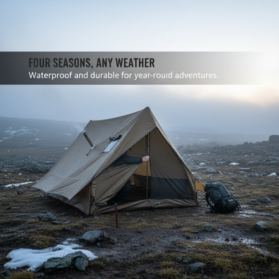 Outdoor Hot Tent 1-2 Personen 4 Season wasserdichte, aufblasbare Zelte für Camping