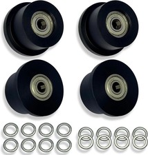 Upgraded Machined Wheels/Rollers Compatible with Total Gym,Replacement Parts for