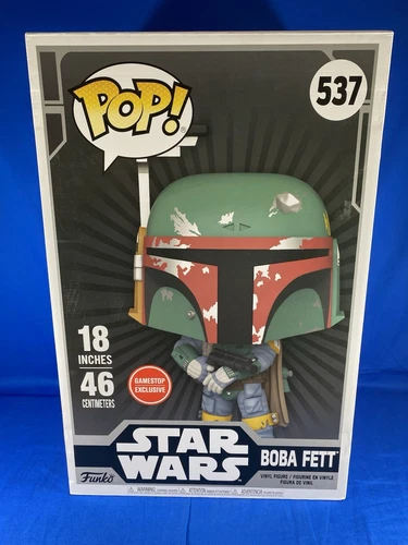 Funko Pop! Vinyl Mega 18" Star Wars - Boba Fett - Gamestop Excl. #537 SEALED NEW
