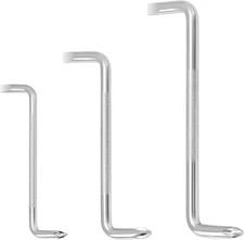 3 Pcs Offset Screwdriver Set - Right Angle Phillips and Flat Head, 90 Degree Scr