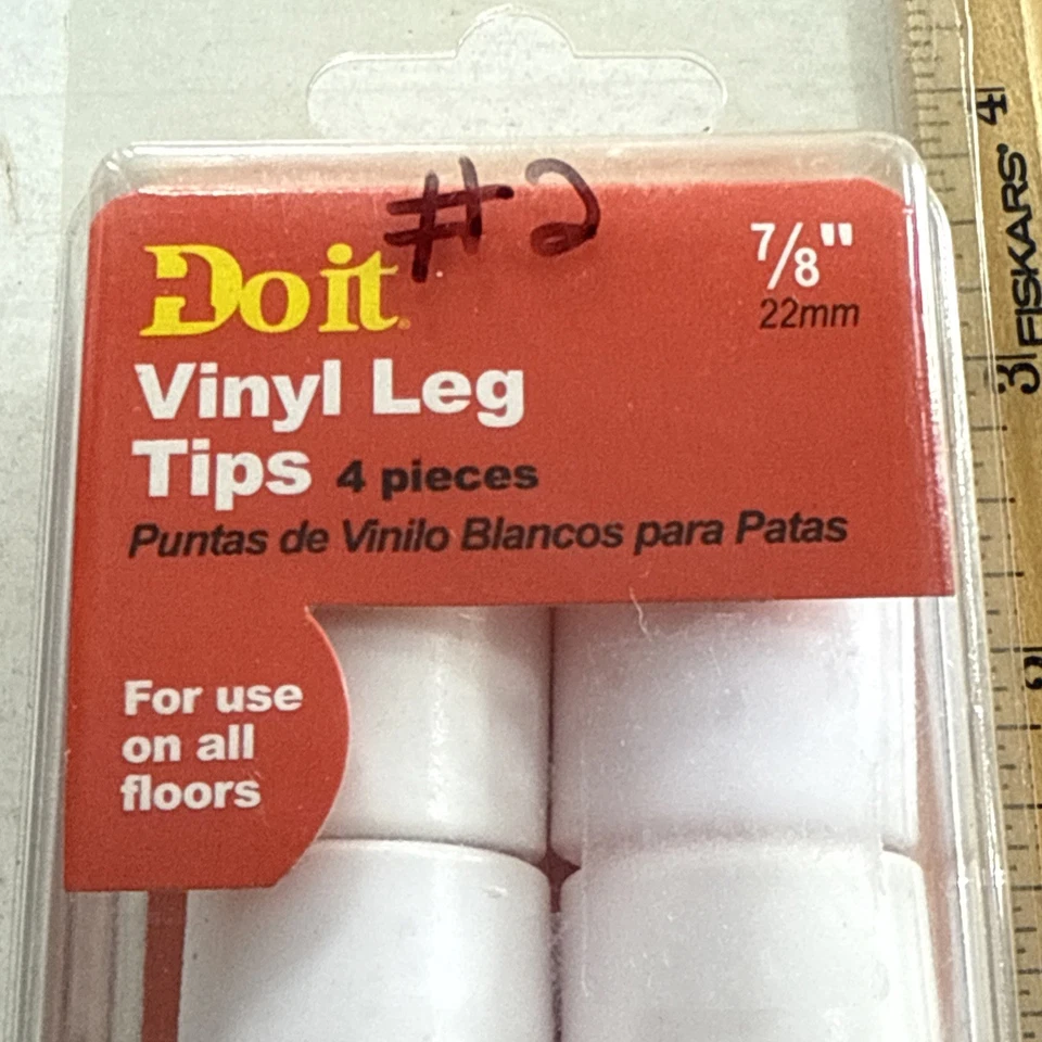 Paquete de 4 taburetes de silla de colección para muebles de vinilo de punta alta de 22 mm Do it de 7/8 pulgadas Foto 4 de 4
