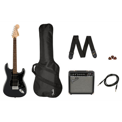 Used Squier Affinity Series Stratocaster HSS Pack - Charcoal Frost Metallic