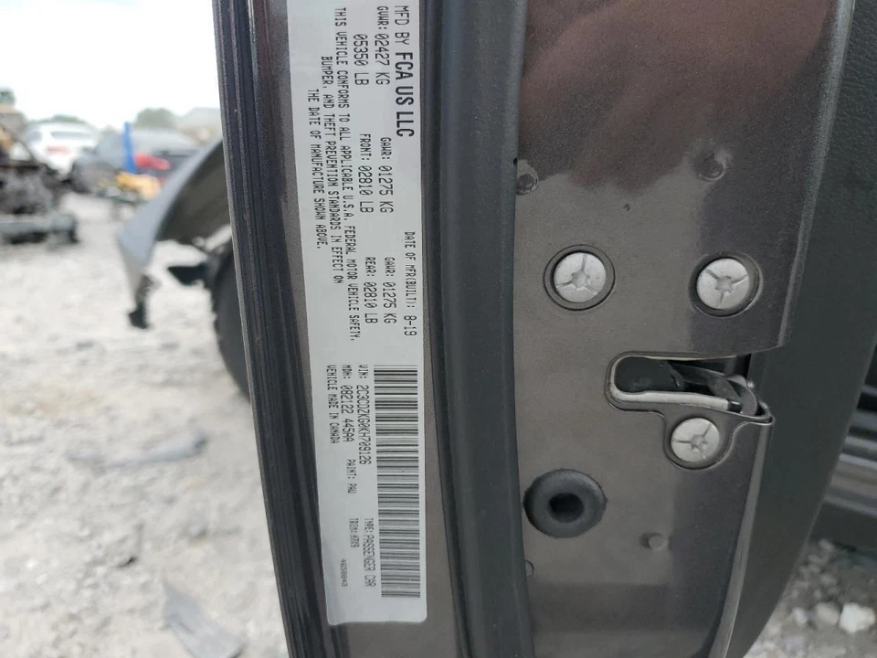 Console Front Roof Without Sunroof Fits 18-23 CHALLENGER 2613405 - Image 3 of 4