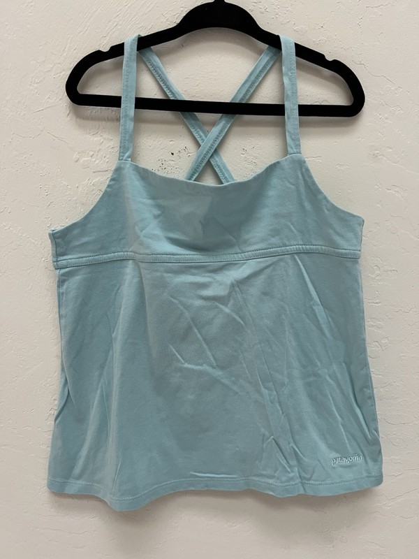 Girls Patagonia Tank Top Aqua Sz Small/8