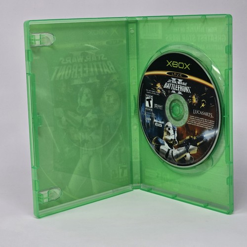 Star Wars: Battlefront II 2 (Original Xbox) Black Label Case & Disc GETESTET - Bild 2 von 3