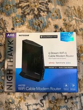 Netgear Nighthawk AX2700 WiFi 6 Cable Modem Router DOCSIS 3.1 Xfinity Spectrum