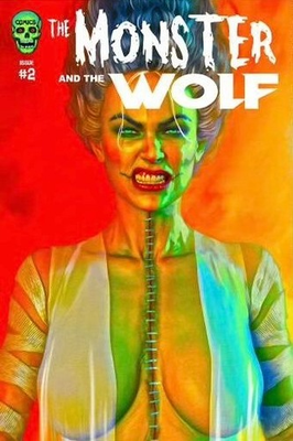 #ad Mark Spears Monster and the Wolf #2 Kickstarter Edition Bride of Frankenstein $94.99