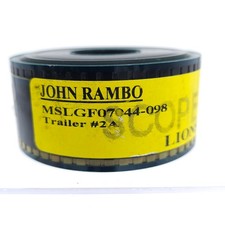 John Rambo 35mm Movie Trailer 2 Green Band 1:00 Length Lions Gate