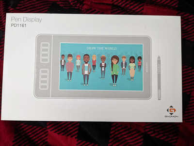 GAOMON PD1161 Drawing Tablet 11.6 Inch IPS Tilt Support Pen Display USED NO WEAR
