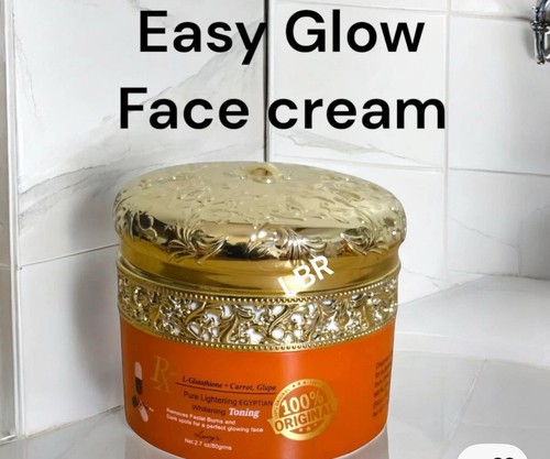 Easy Glow Carrot Pure Brightening Egyptian Toning Face Cream.Anti Sun Burn 80gx - Picture 1 of 1