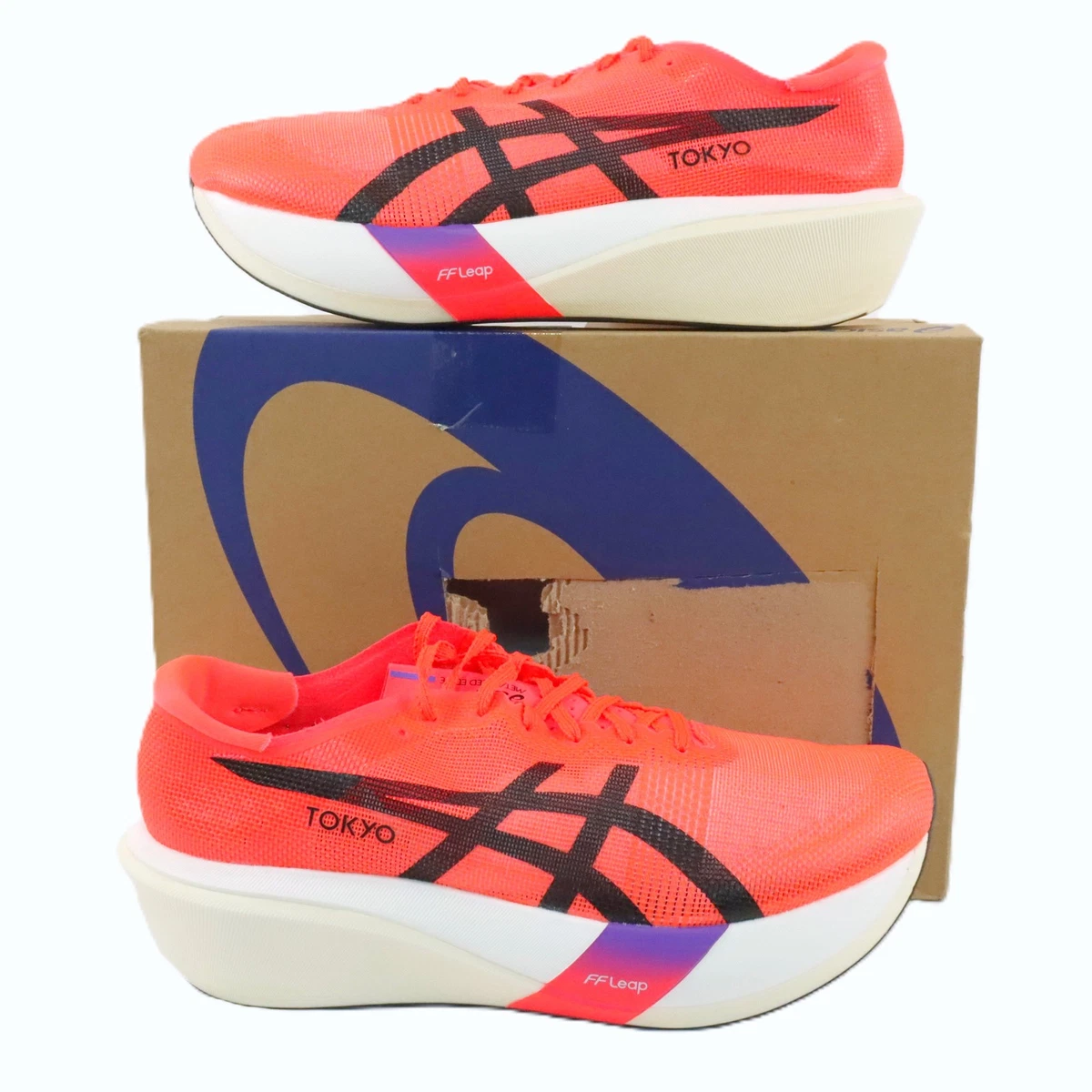 希少/極美品/asics/speed tokyo edge/27.5cm METASPEED EDGE TOKYO | Unisex | Flash Red/Black | Running Shoes