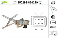 Fensterheber Valeo 850298 FüR Opel Vectra CC J96 Caravan F19 F35 F68 16V DTI 500