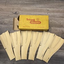 TRIANG T116 TT GAUGE 6 x BRIDGE SINGLE TRACK RIGHTHAND POINT FOUNDATION REF JJ40