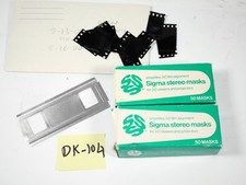  200x Stereo Realist Sigma Slide 3D mounts aluminum mask NIMSLO