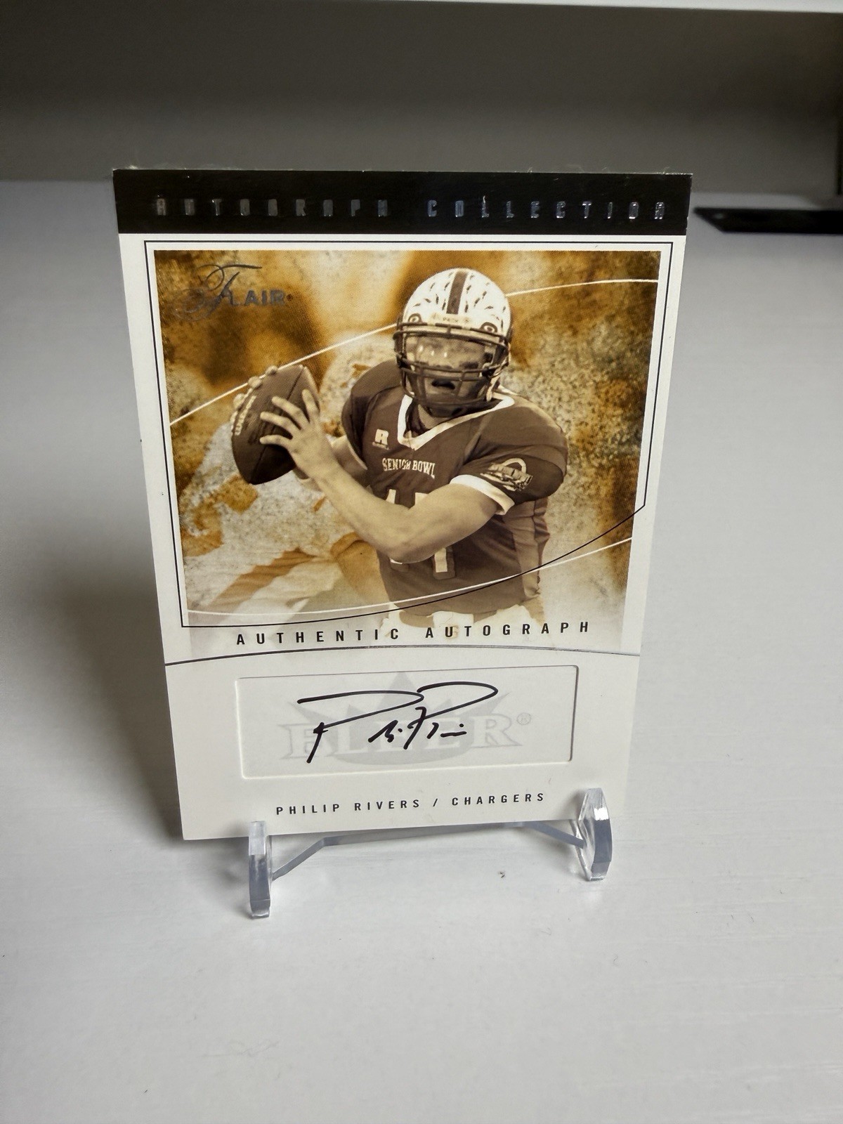 Philip Rivers Flair Autograph Collection #ACPR Base
