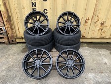 18” ALLOYS + TYRES AUDI A1 A3 TT MG ZS SEAT ARONA IBIZA LEON VW GOLF MK4 5X100