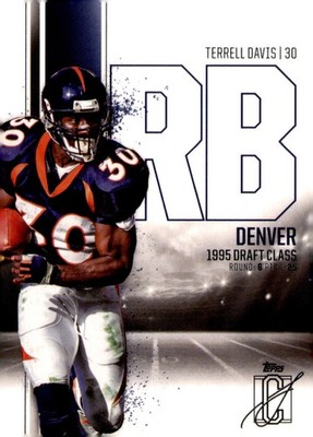 2024 Topps Signature Class #14 Terrell Davis Denver Broncos