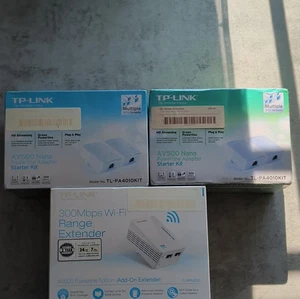 Lot - TP-LINK Powerline 2x AV500 Nano Powerline Adapter TL-PA4010KIT TL-WPA4220