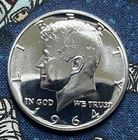 1964 Proof Kennedy 90% Silver Half Dollar Nice Cameo E1