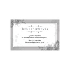 Grußkarte - Beileid - 5 Dankkarten Trauer