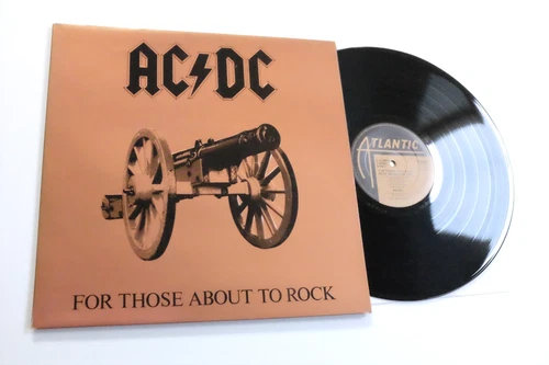 AC/DC - FOR THOSE ABOUT TO ROCK LP VINYL EX/N MINT Original 1981 UK 1st Press