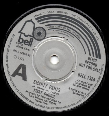 First Choice - Smarty Pants  (7'', Single, Promo)