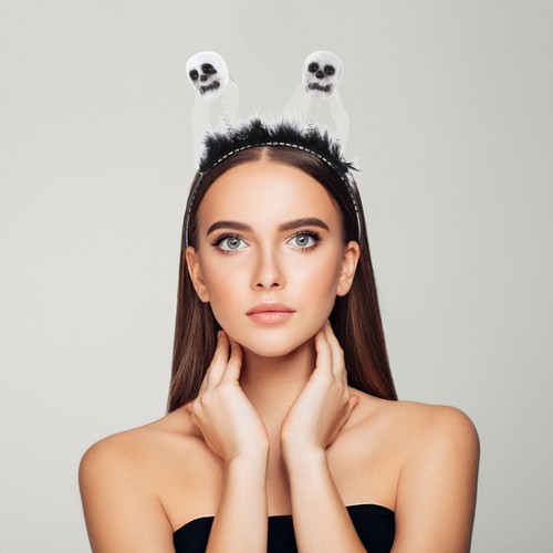 2 Pcs Ghost Headband Child Halloween Novelty Headpiece Costume Headbands Adult - Picture 11 of 12