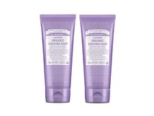 Dr. Bronner's Organic Shaving Soap Lavender 7 fl.oz 2PACK 