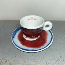 illy art collection espresso Cup & Saucer Made In Italy, Numbered And Signed ￼