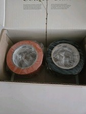 2 ROLLS - ULINE Vinyl Safety Tape 3" x 36 Yds. 6 Mil Thick ORANGE, BLACK