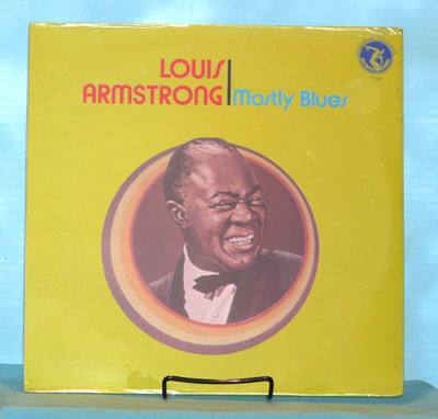 Louis Armstrong~Mostly Blues~1974 Olympic Records Vinyl LP~7124~Sealed