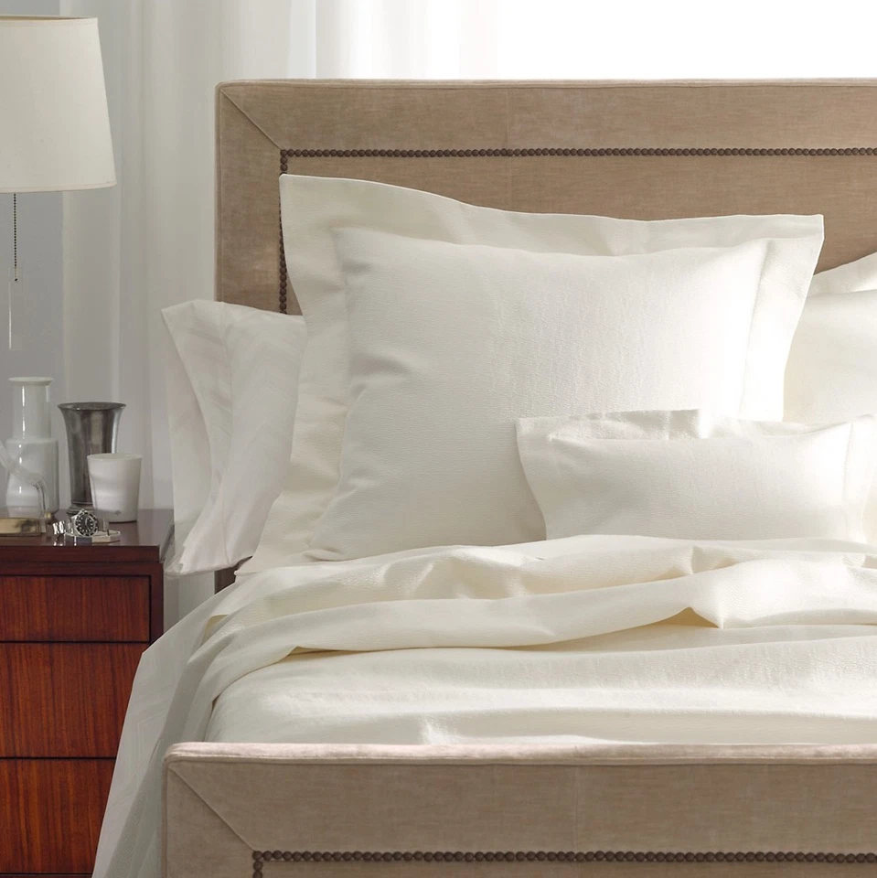 NEW Matouk Lugano Pillowcase European Sham Silver