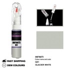 POUR INFINITI GLACIER WHITE QX1 Kit de fixation pinceau stylo peinture retouche