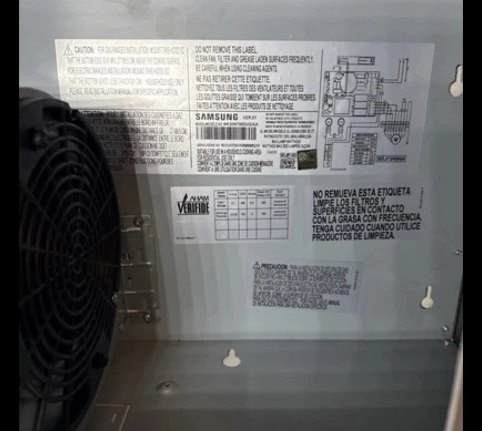 Campana extractora Samsung NK30N7000UG 30" con WiFi y Bluetooth negra SS LEER DESCRIPCIÓN Foto 3 de 4