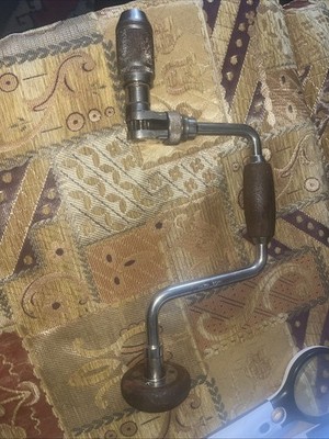 Vintage Stanley 78-1 Zoll Handbohrer Zimmerei Holzbearbeitung Werkzeug Made in England