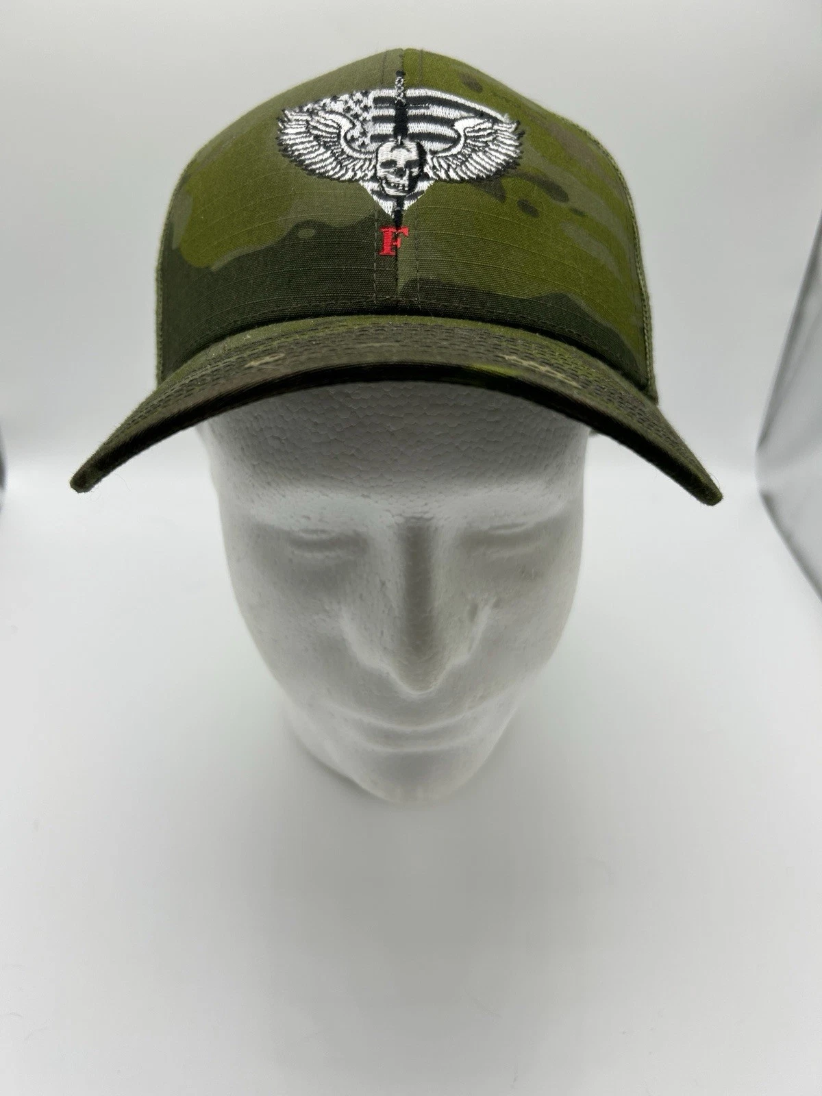 Winged Skull Military Unit Adjustable Hat NEW
