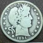 US 1894-O Barber Half Dollar **
