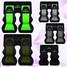 Front and Rear car seat covers with design Fits 1970 to 2002 Chevy Camaro