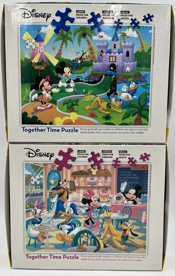 Ceaco Disney Together Time Puzzle X2 - 400 piezas cada una - 24” x 18” cada una - edad 4+ Foto 2 de 4