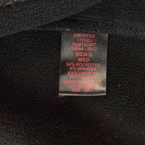Kryptek Theron Jacket Mens Medium Black Soft Shell Windproof - Picture 15 of 16