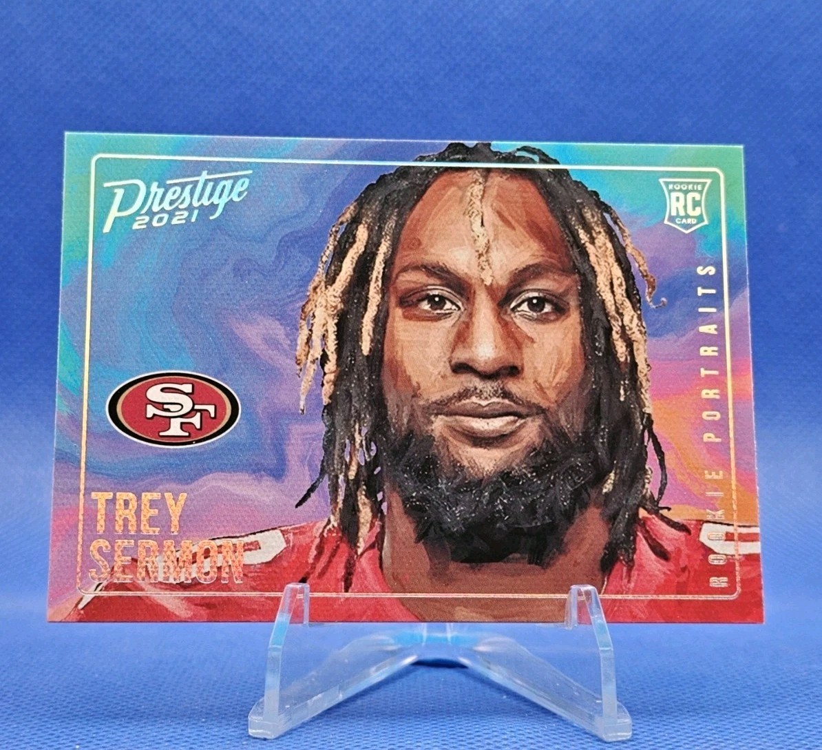 🔵 2021 Panini Prestige TREY SERMON Case Hit Rookie Portraits SSP RC #RP24