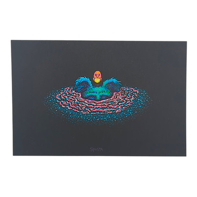Marq Spusta Two Popping Through (Black) Micro Print