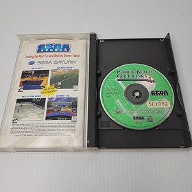 Sega Sports Pebble Beach Golf Links (Sega Saturn, 1995) With Damaged Manual