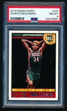 2013 Panini Hoops Giannis Antetokounmpo Rookie Card PSA 8 NM-MT #275 RC Bucks. rookie card picture