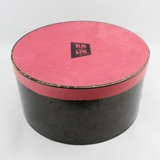 Vintage Olds and King Department Store Pink And Black Hat Box Portland Oregon