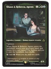 Shaun & Rebecca, Agents (Foil Etched) #247 (NM) (Foil) (R) (ACR) Magic MTG